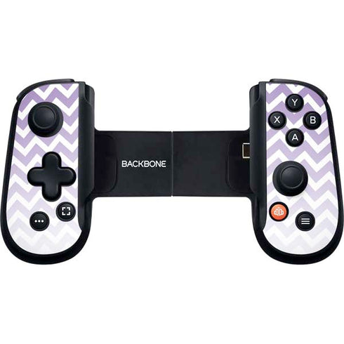 Chevron Purple Ombre Backbone One for iPhone Game Controller Skin